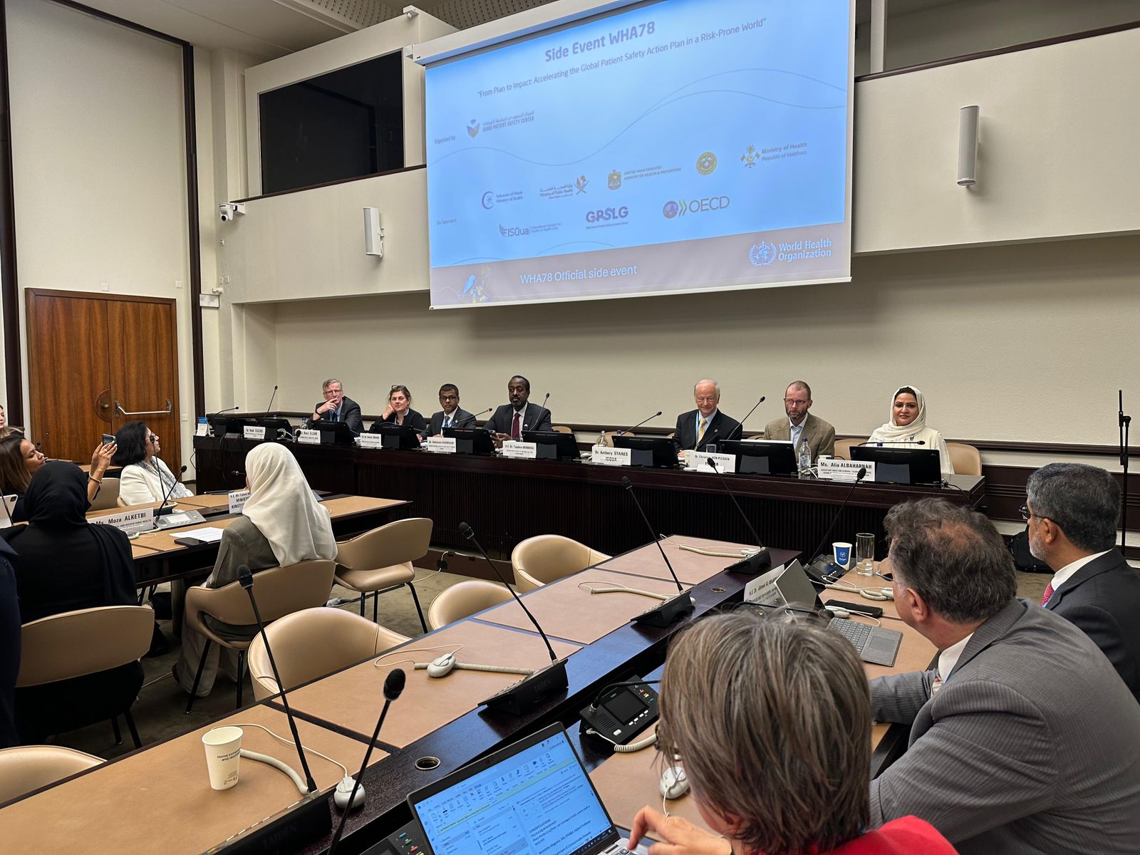 "من الخطة إلى الأثر" ، ضمن فعاليات جمعية الصحة العالمية WHA78 في جنيف